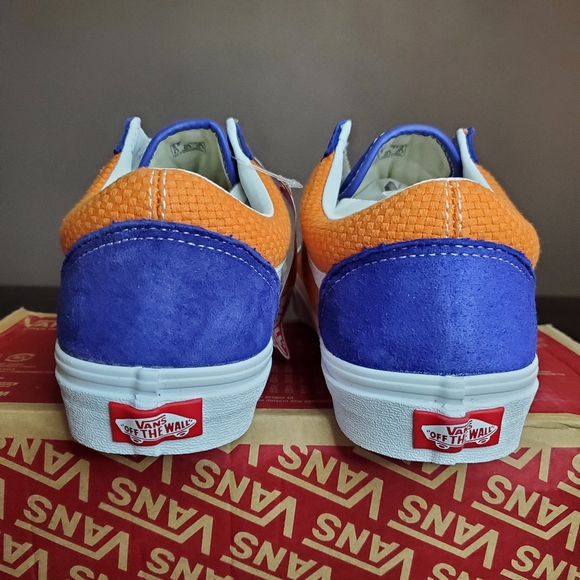 Vans Old Skool Royal Blue/Apricot Buff Men Size 9.5, Women Size 11 - Picture 5 of 9